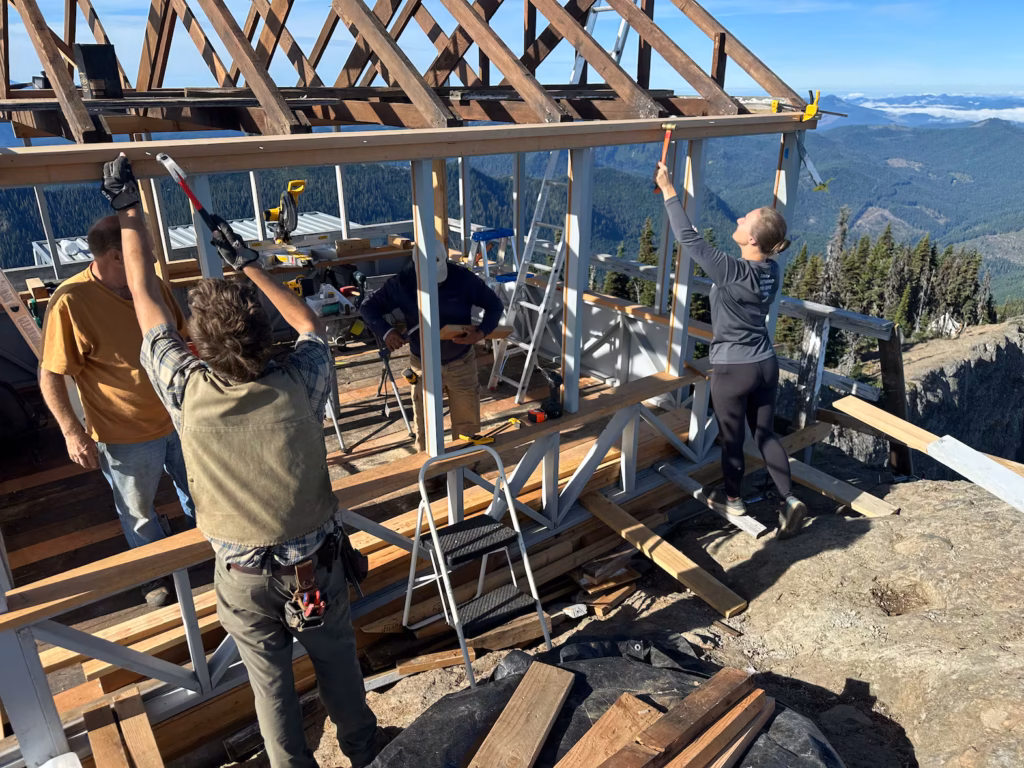 High Rock Lookout Vandalism Shock in Washington, US High Rock Lookout Vandalism Shock in Washington US