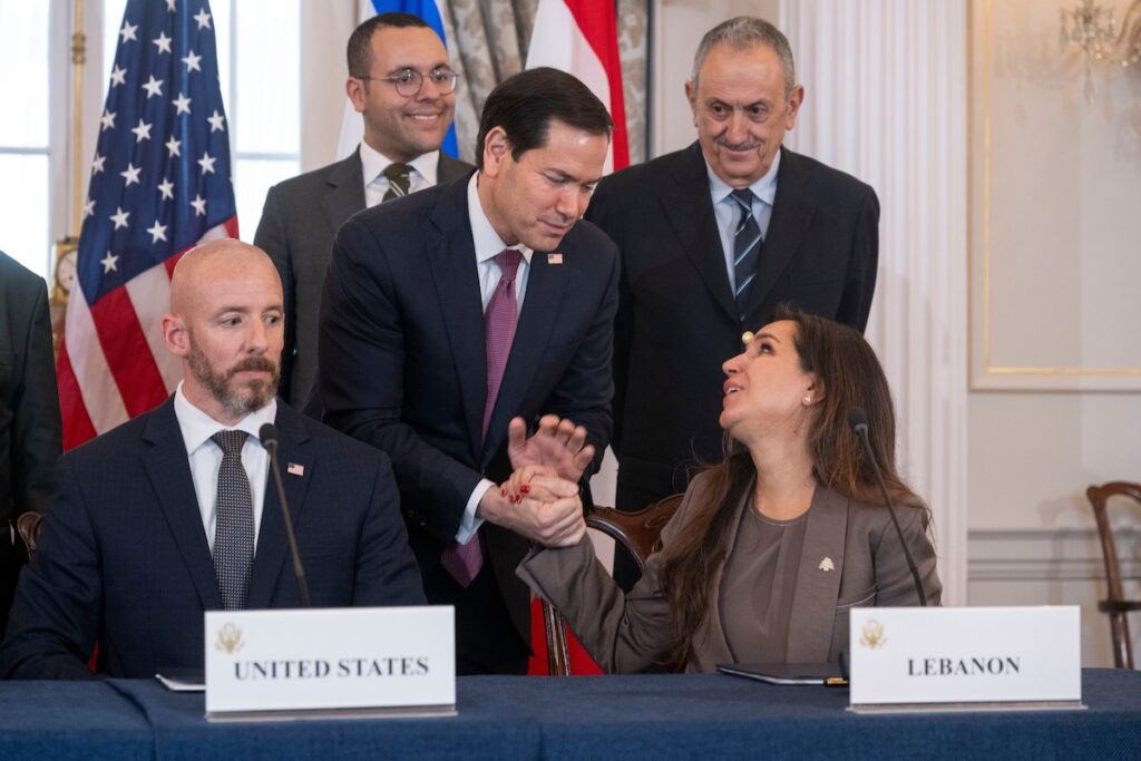 Israel Lebanon Peace Framework Signed In Washington