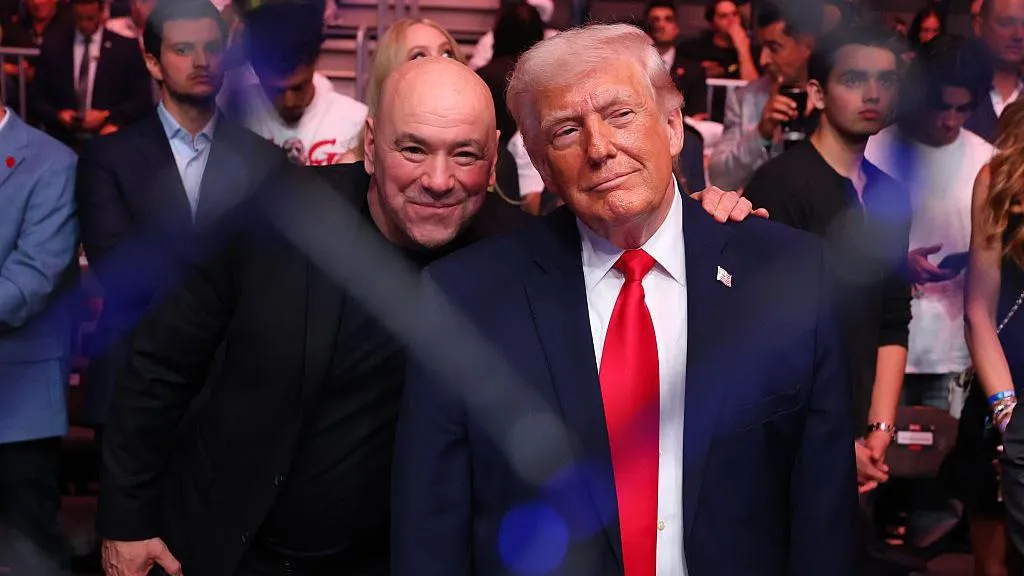 Trump UFC Fight Lights Up White House Trump UFC Fight Lights Up White House