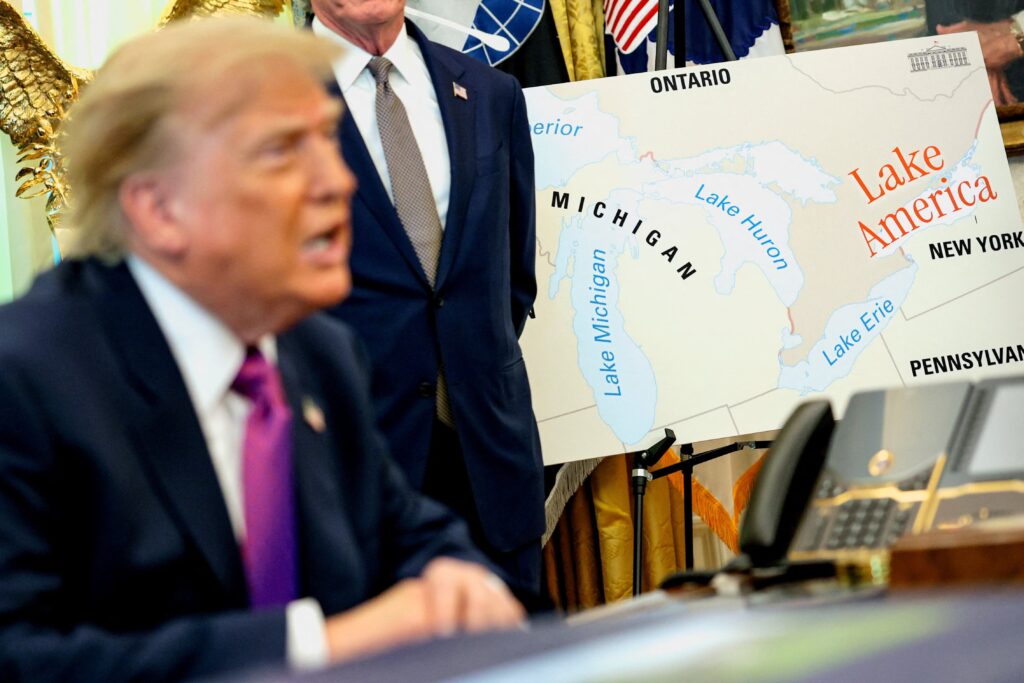 Trump Lake America Order Sparks Canada Dispute Trump Lake America Order Sparks Canada Dispute