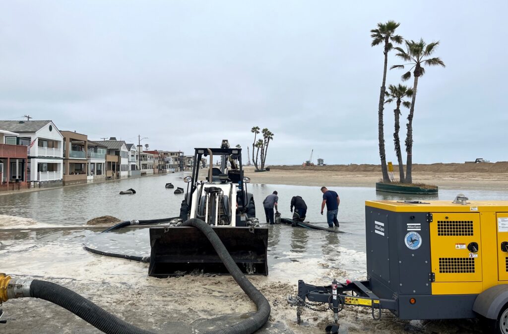 Seal Beach Flood Threat Persists After High Surf Seal Beach Flood Threat Persists After High Surf