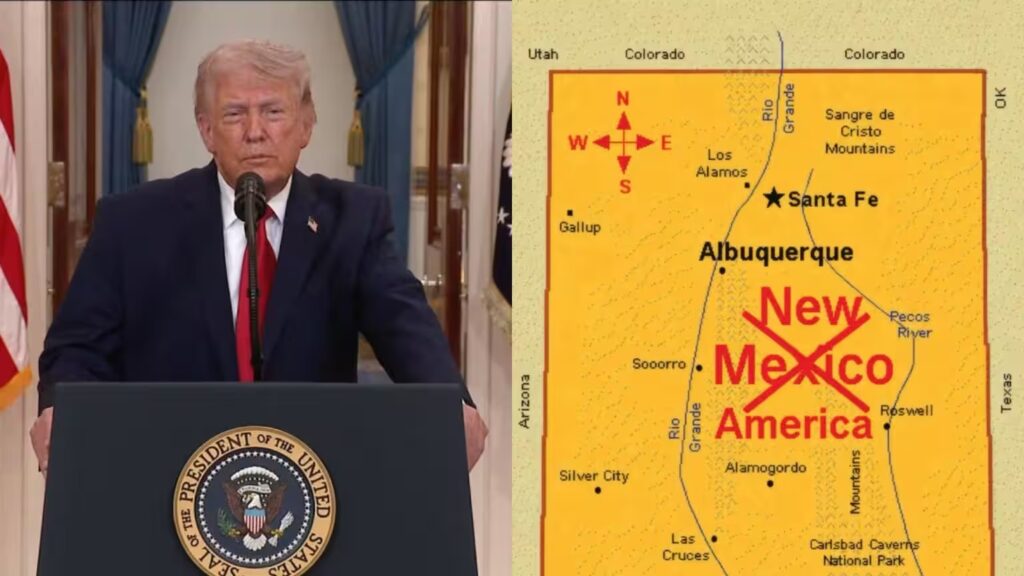 Trump New America Move Draws New Mexico Backlash Trump New America Move Draws New Mexico Backlash