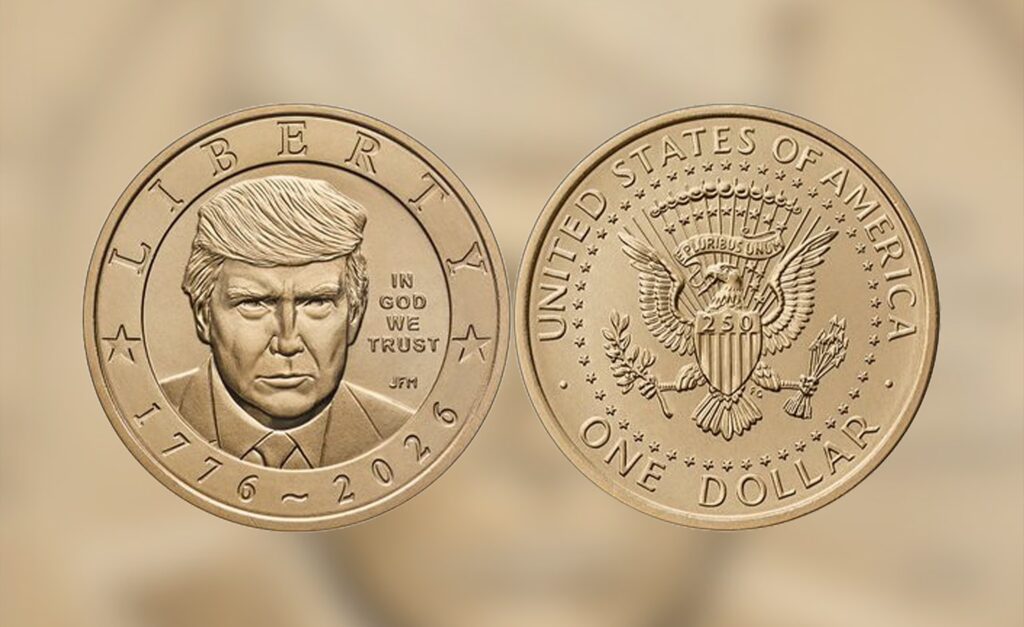 Trump Commemorative Dollar Coin Enters Circulation